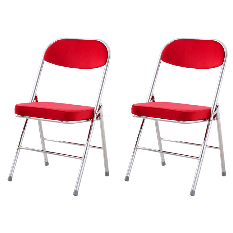 Chaise d'intérieur et d'extérieur moderne, chaises d'appoint de salle à manger à dossier ouvert sans accoudoirs en métal