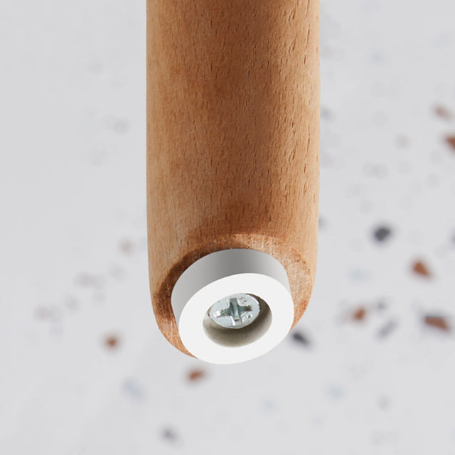 Casa silla lateral contemporánea silla de comedor de madera tapizada a ala