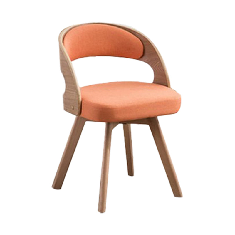 Silla de comedor de madera de estilo moderno, respaldo abierto, sillas laterales para cocina