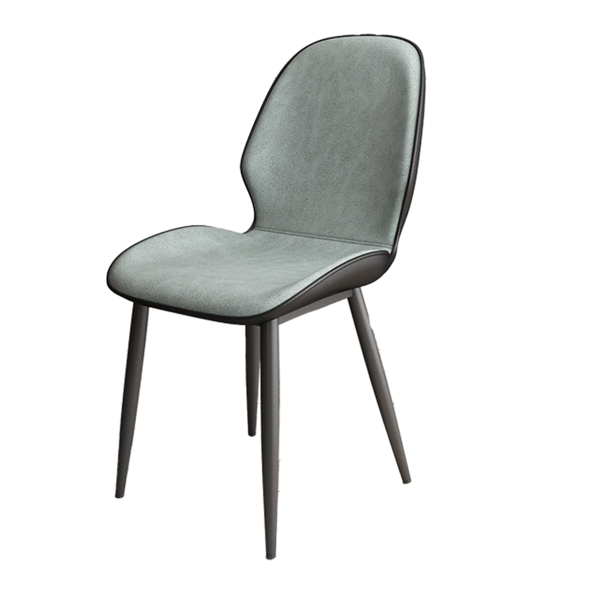 La salle à manger contemporaine en métal préside les chaises sans bras de salle à manger en cuir d'unité centrale pour l'usage d'intérieur