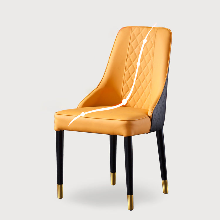 Sillas de comedor de madera estilo moderno Dining Parsons Silla auxiliar sin brazos (juego de 2)