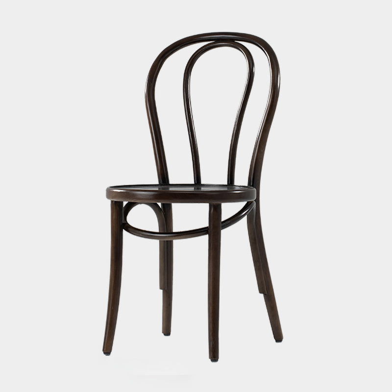 Chaises de salle à manger sans accoudoirs en bois courbé Chaises d'appoint en bois avec pieds en hêtre