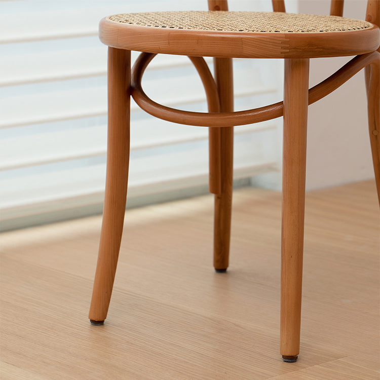 Chaises de salle à manger sans accoudoirs en bois courbé Chaises d'appoint en bois avec pieds en hêtre
