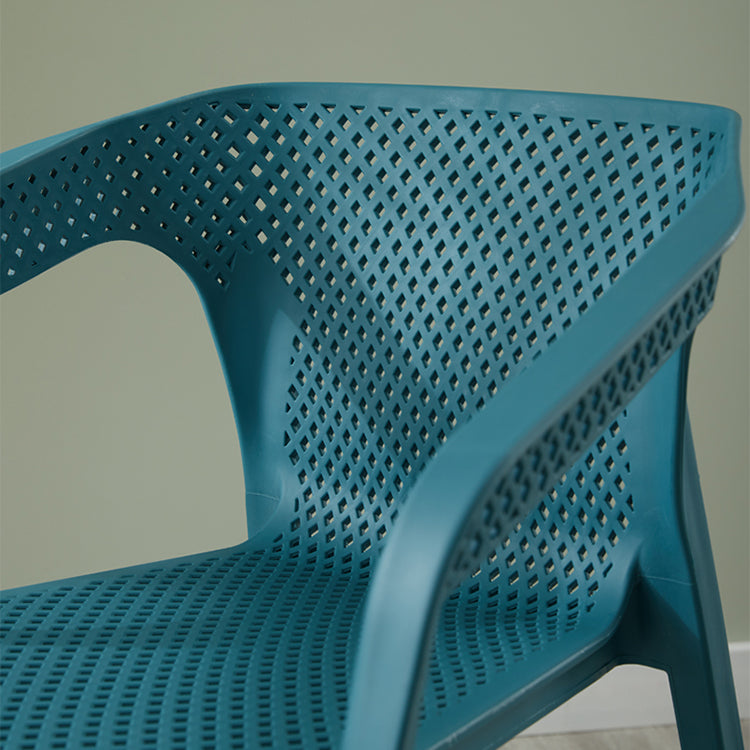 Silla de comedor de plástico de estilo moderno, sillas laterales de comedor apilables para cocina
