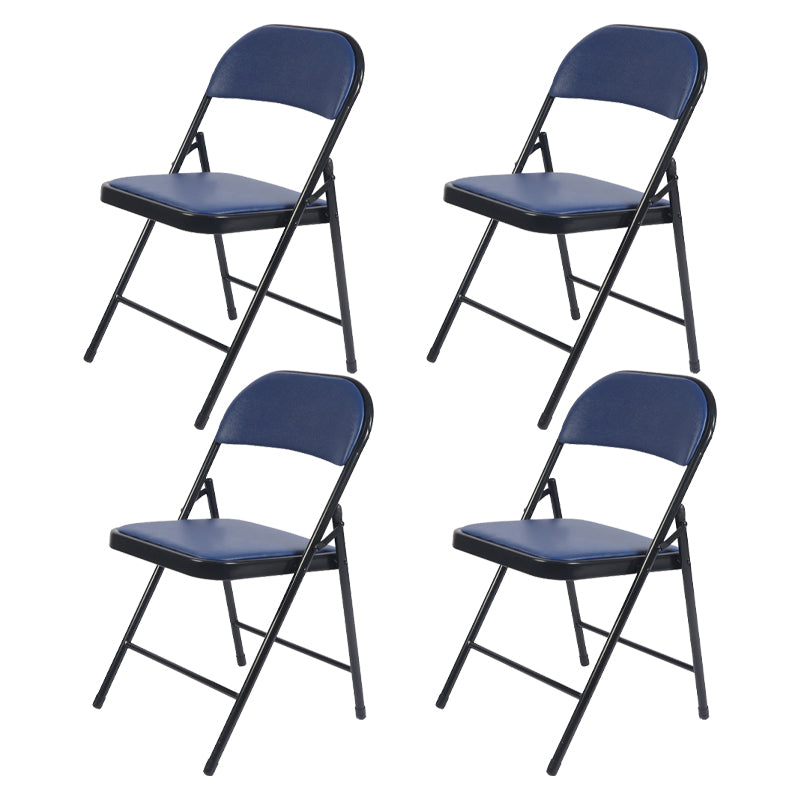 Chaise d'appoint moderne en métal, intérieur et extérieur, sans accoudoirs, pliable, à dossier ouvert, pour salle à manger