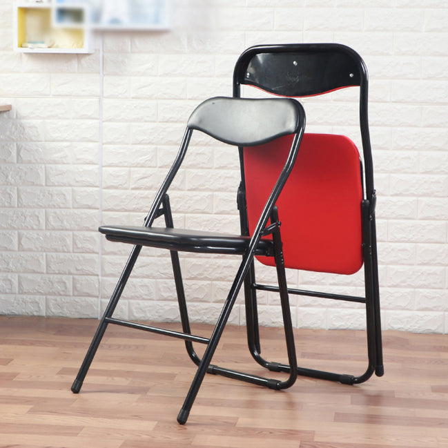 Chaise d'appoint moderne en métal, intérieur et extérieur, sans accoudoirs, pliable, à dossier ouvert, pour salle à manger