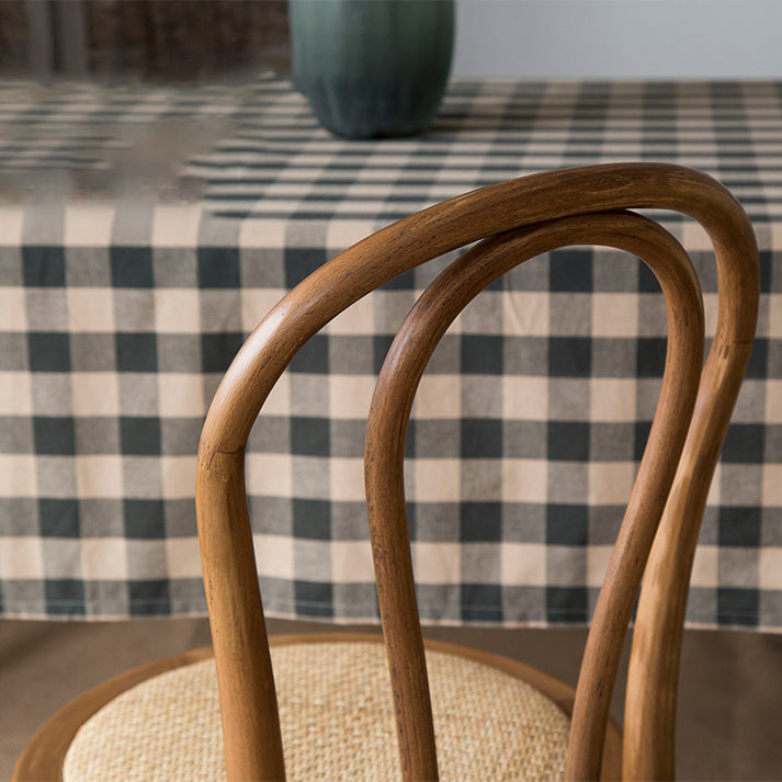 Sillas modernas de madera maciza de haya, juego de sillas laterales con respaldo Windsor para comedor y cocina