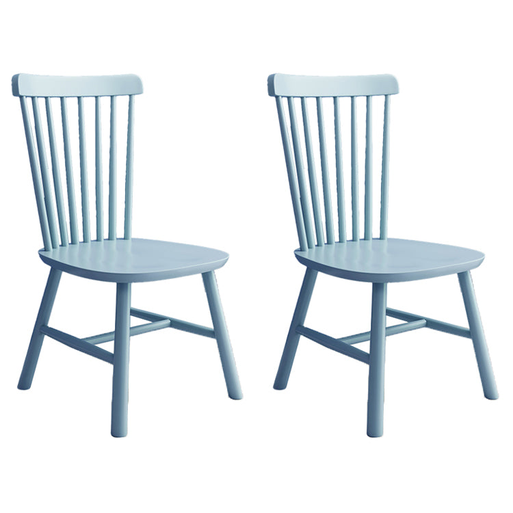 Moderne stijl houten eetkamerstoel eetarmloze stoel voor keuken (set van 2)