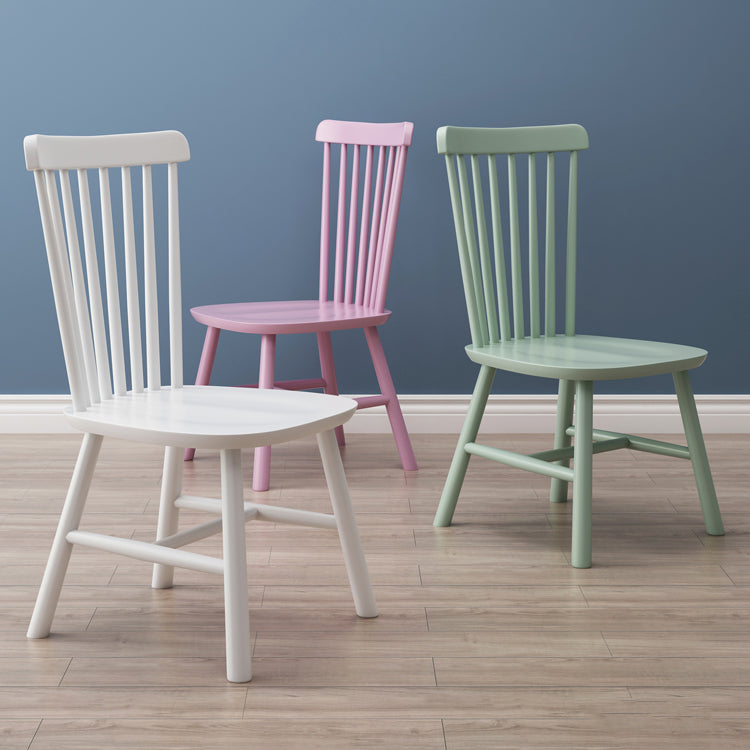 Moderne stijl houten eetkamerstoel eetarmloze stoel voor keuken (set van 2)