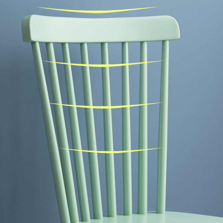 Moderne stijl houten eetkamerstoel eetarmloze stoel voor keuken (set van 2)