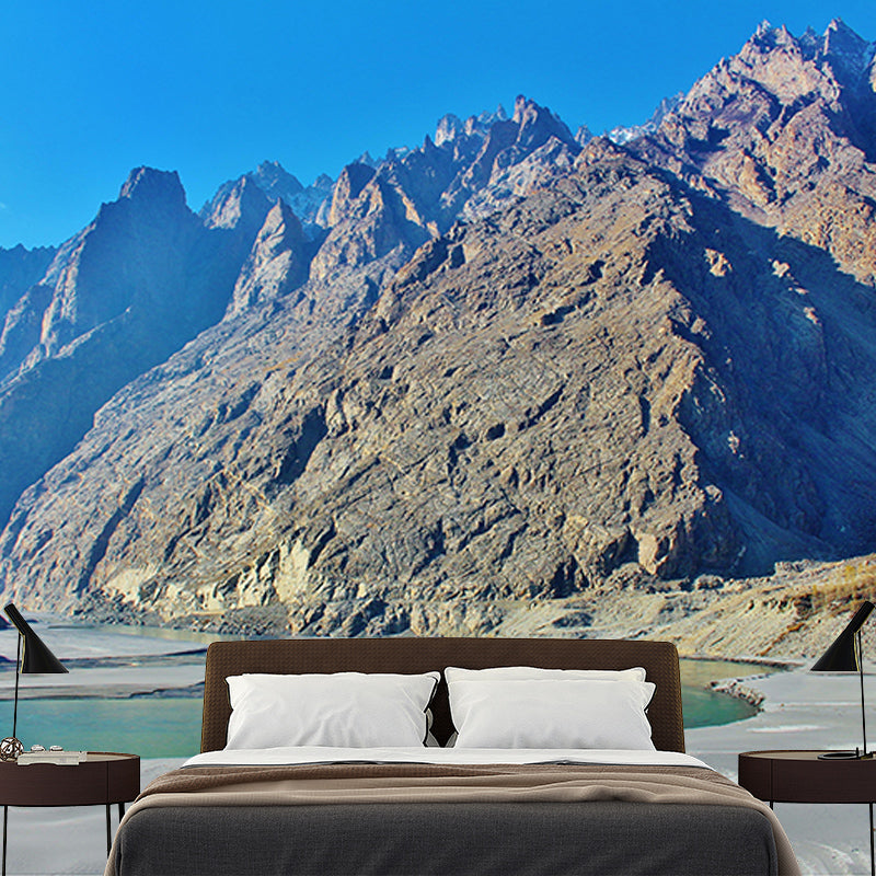 Modern Mountain Landscapes Mural Wallpaper Environmental Living Room Decoration