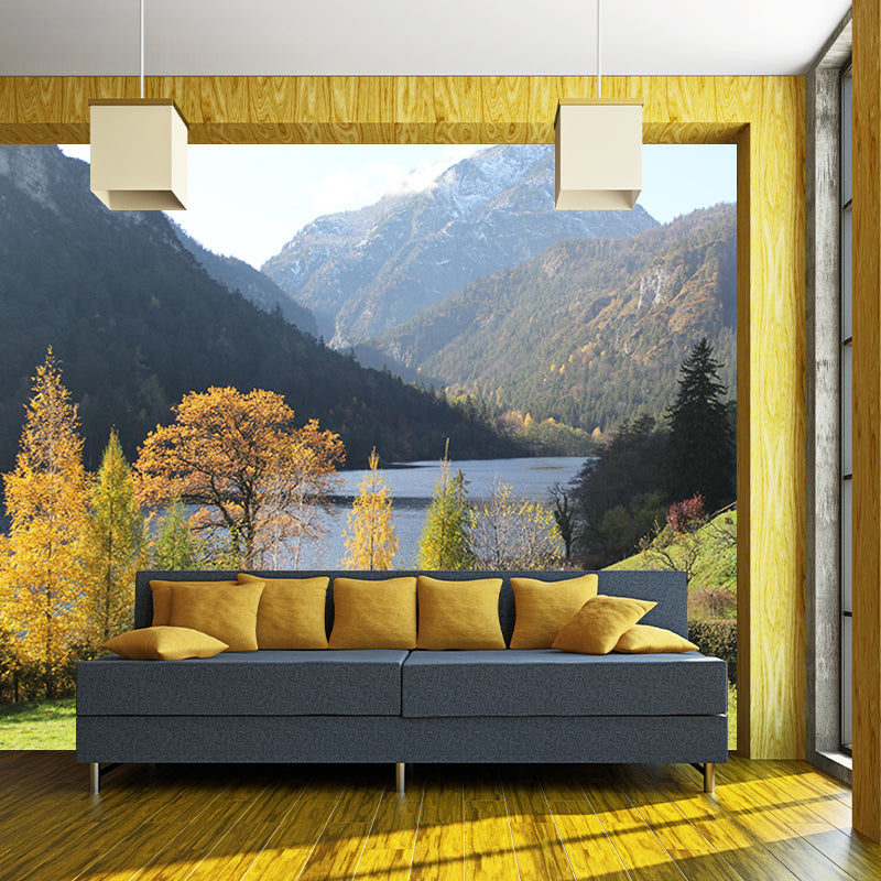 Modern Mountain Landscapes Mural Wallpaper Environmental Living Room Decoration