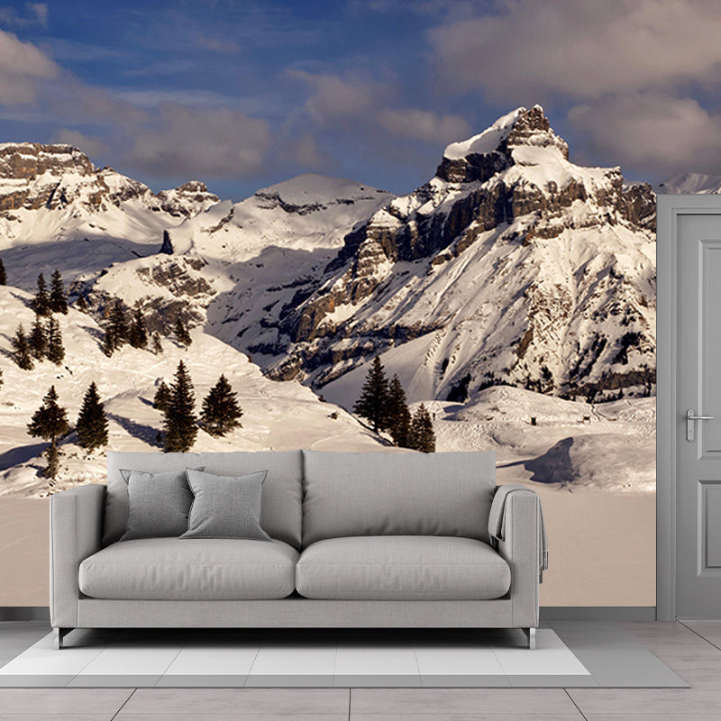 Modern Mountain Landscapes Mural Wallpaper Environmental Living Room Decoration