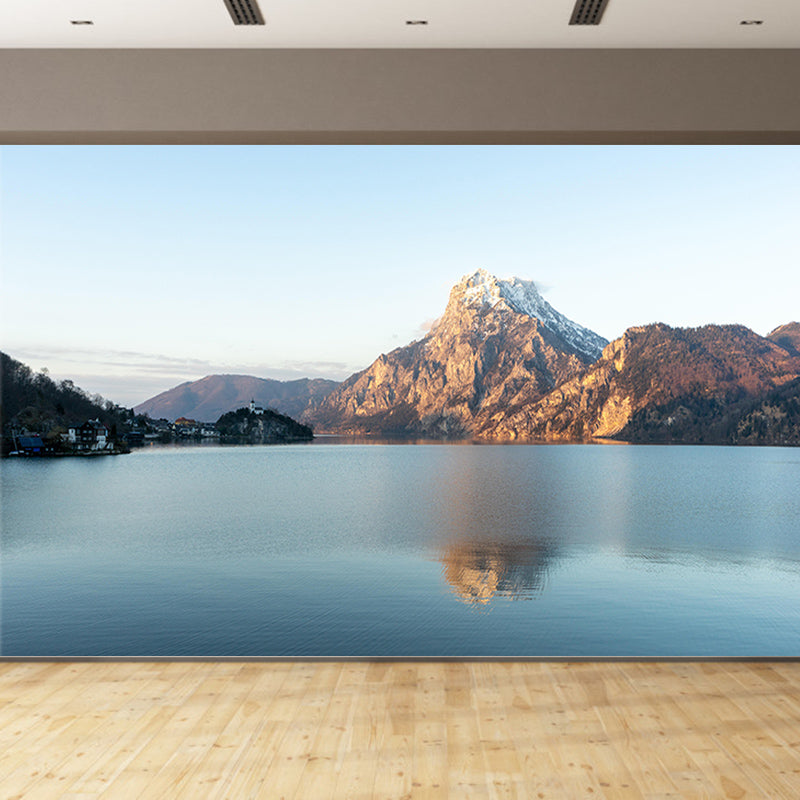 Mountain Landscapes Mural Wallpaper Mildew Resistant Living Room Decoration