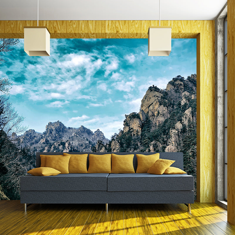 Customized Mountain Landscapes Mural Photography Wall Covering for Room