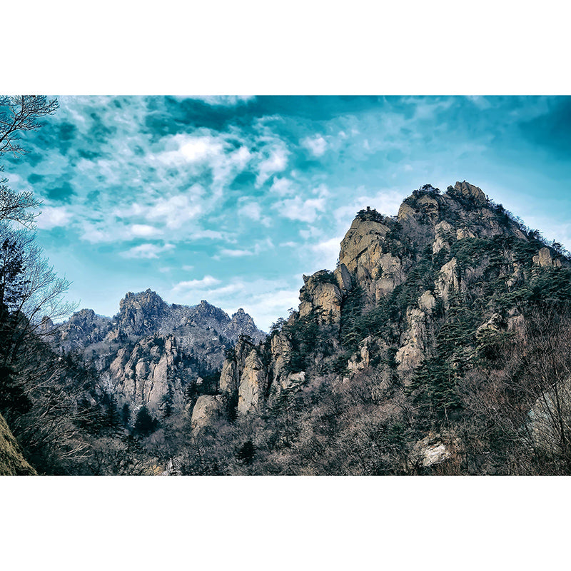 Customized Mountain Landscapes Mural Photography Wall Covering for Room