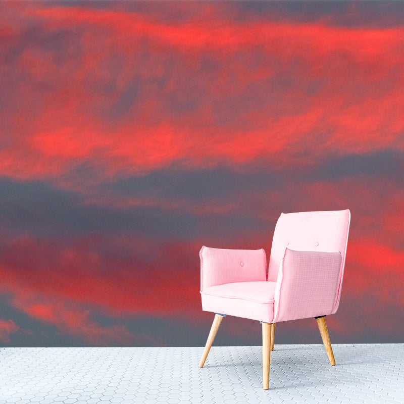 Clouds Landscapes Mural Wallpaper Mildew Resistant Modern Living Room Decoration