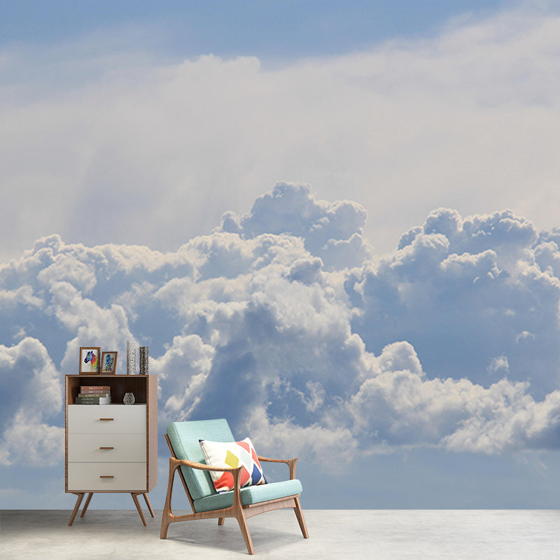 Sky Landscapes Mural Wallpaper Mildew Resistant Modern Living Room Decoration