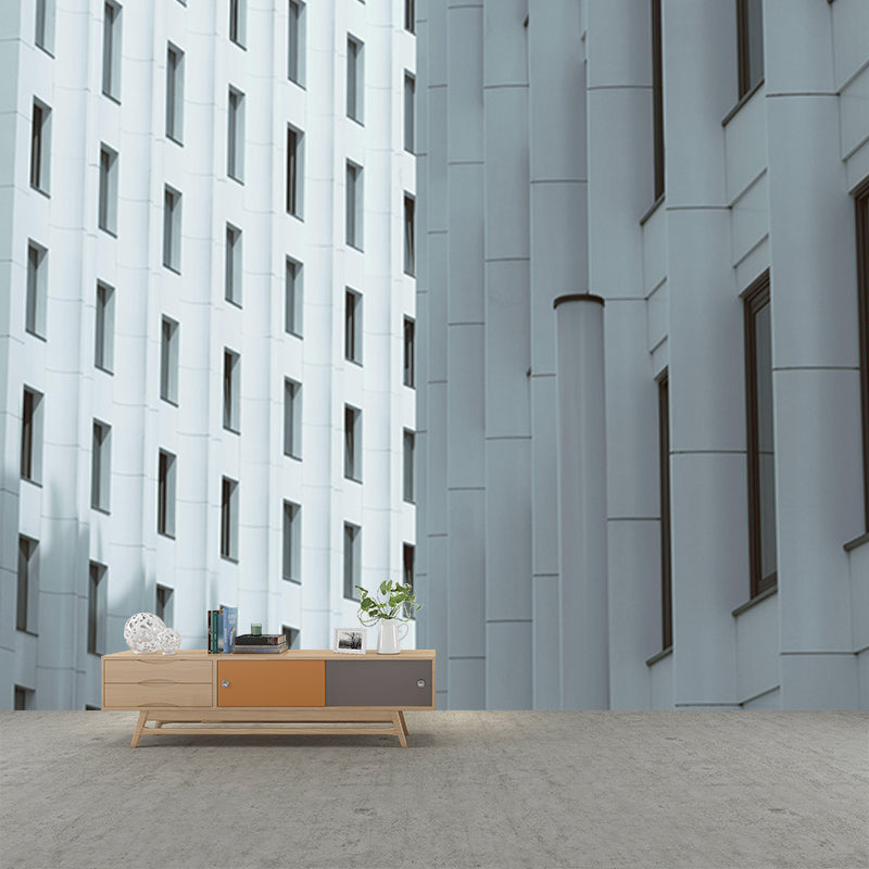 City Construction Mural Wallpaper Mildew Resistant Modern Living Room Decoration