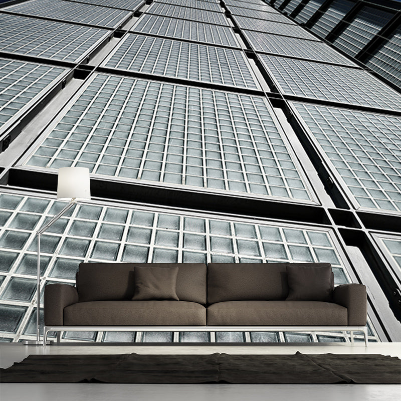 Contemporary Urban Architecture Murals for Meeting Room Decoration, Mildew Resistant