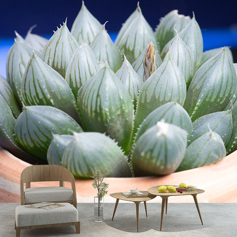 Houseplant Simple Mural for Living Room Bedroom Wall Decor, Made to Measure