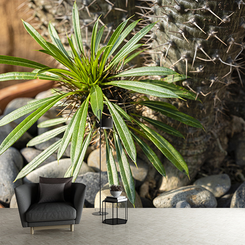 Houseplant Simple Mural for Living Room Bedroom Wall Decor, Made to Measure