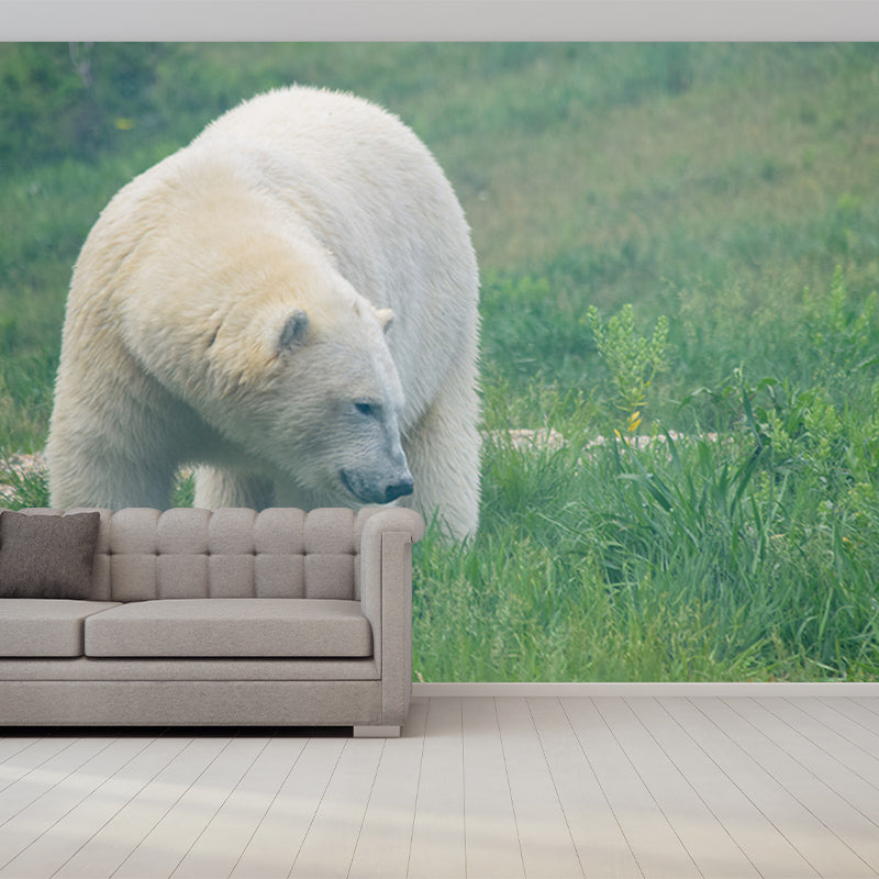 Bear Mural Full Size Contemporary Living Room Home Decor, Custom Size Available