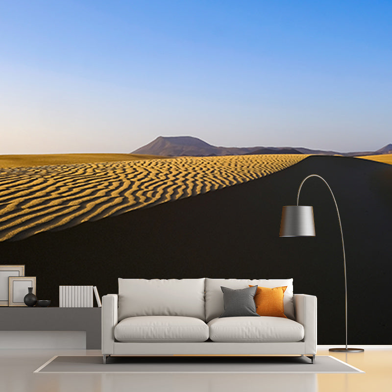 Desert Mural Wallpaper Moisture Resistant Modern Bedroom Wall Covering