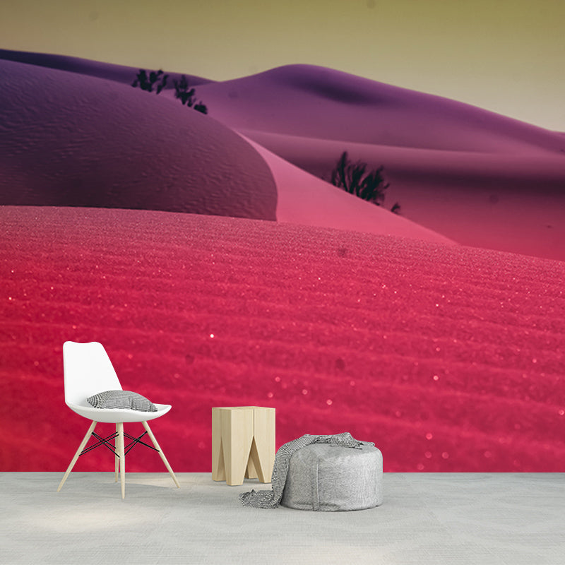Desert Mural Wallpaper Moisture Resistant Modern Bedroom Wall Covering