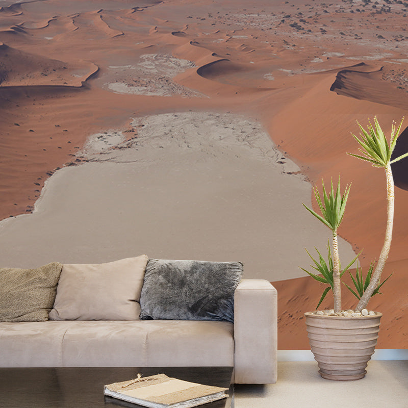 Water Resistant Desert Mural Wallpaper Contemporary Style Living Room Wall Mural