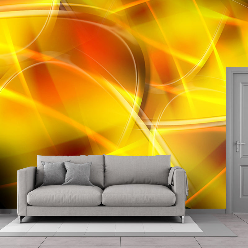 Water Resistant Abstract Mural Wallpaper Customized Wall Decor for Living Room