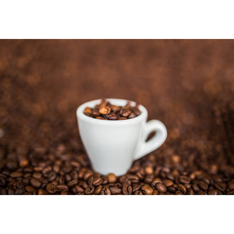 Brown Color Coffee Beans Mural Wall Eco-friendly Material Covering Coffee Shop