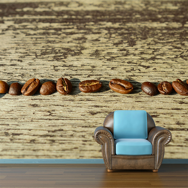 Bitter Coffee Wall Mural for Restaurant Decor Waterproofing, Made to Measure