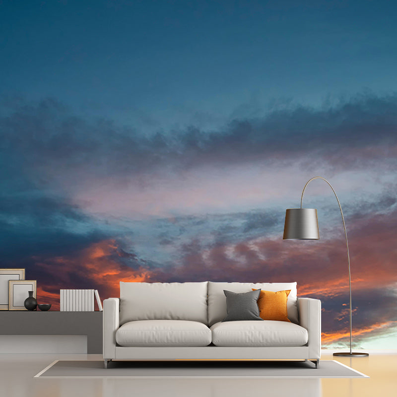 Contemporary Style Sky Scenery Mural Eco-friendly Home Decor for Bedroom