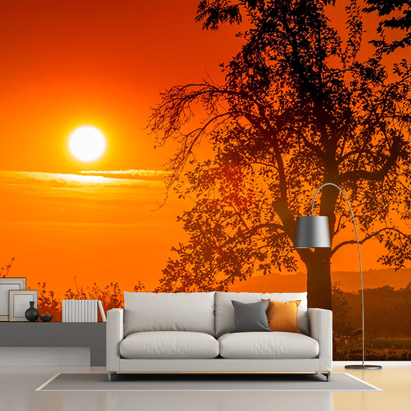 Contemporary Style Sky Scenery Mural Eco-friendly Home Decor for Bedroom