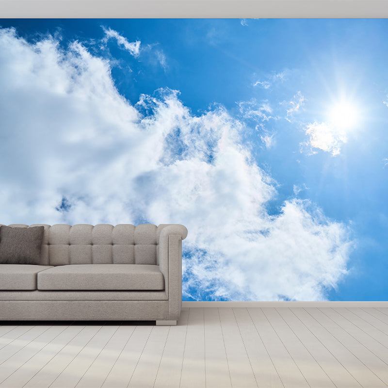 Contemporary Style Sky Scenery Mural Eco-friendly Home Decor for Bedroom