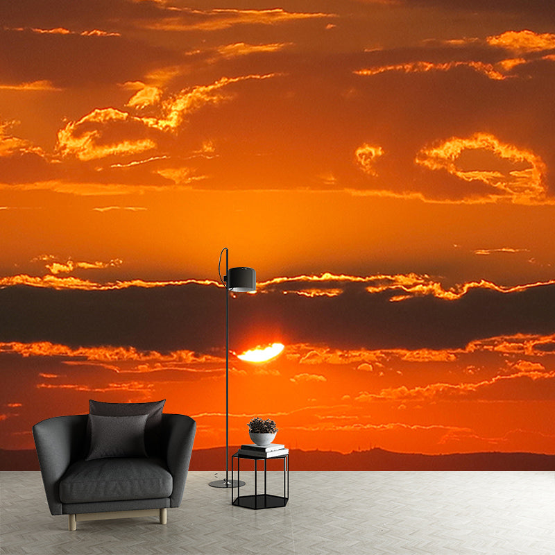 Customized Modern Sky Wall Mural Moisture Resistant Wall Covering for Home