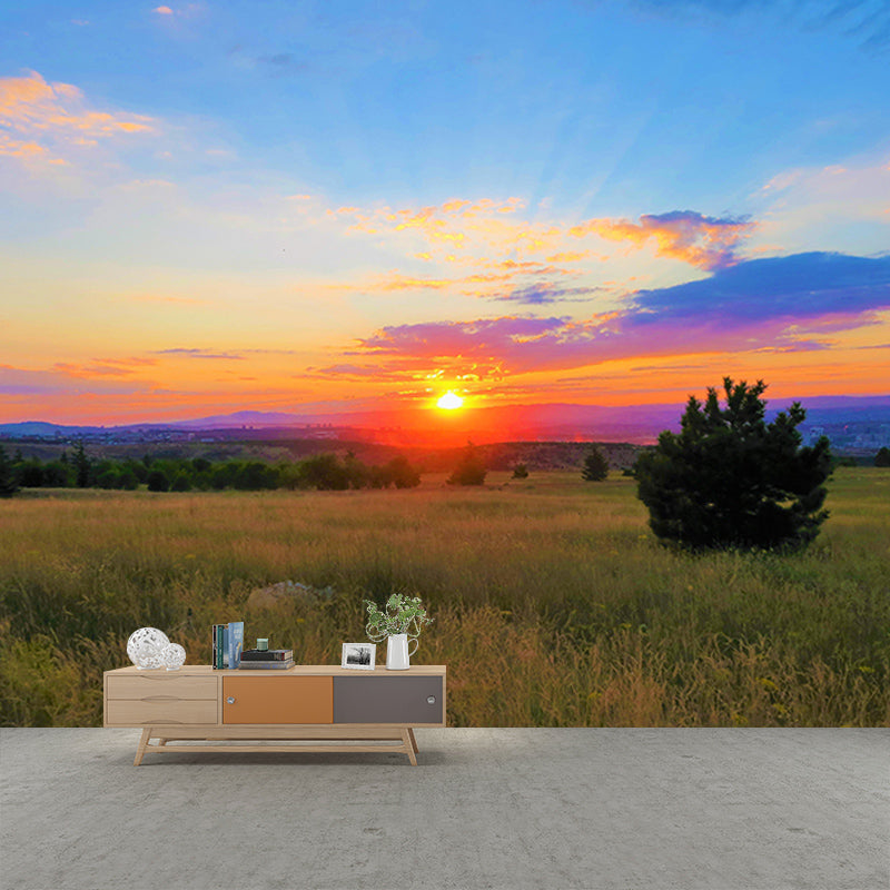 Beautiful Scenery Mural Sky Pattern Mildew Resistant for Living Room Wall Decor