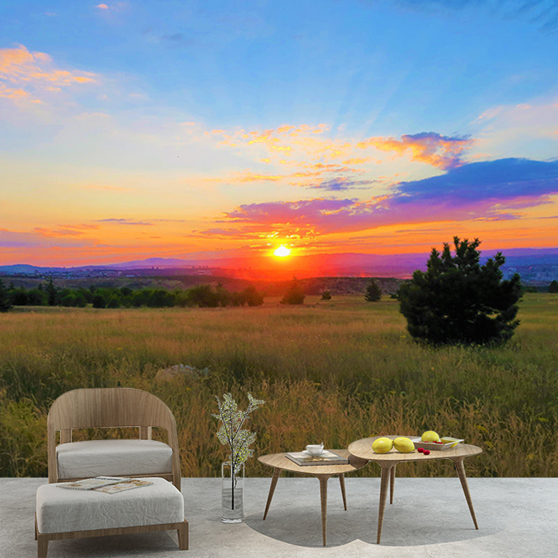 Beautiful Scenery Mural Sky Pattern Mildew Resistant for Living Room Wall Decor