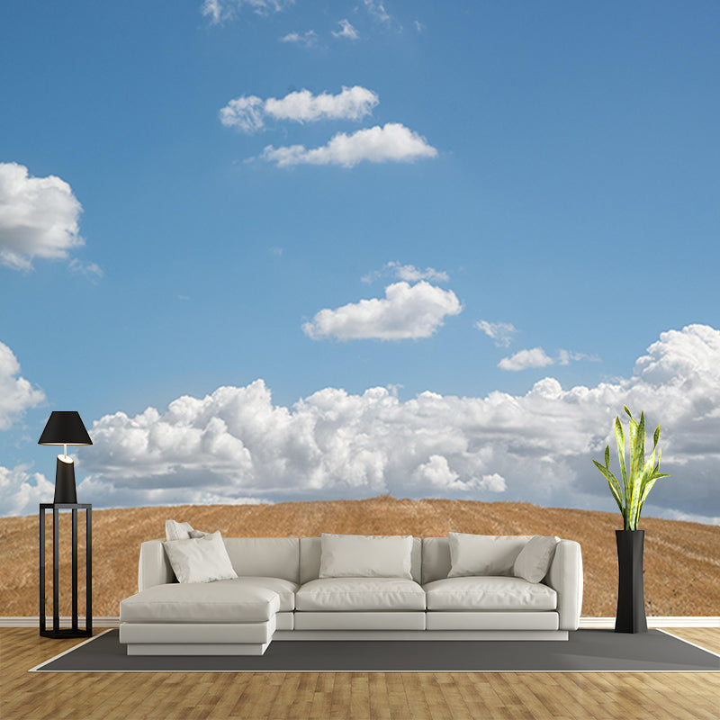 Beautiful Scenery Mural Sky Pattern Mildew Resistant for Living Room Wall Decor