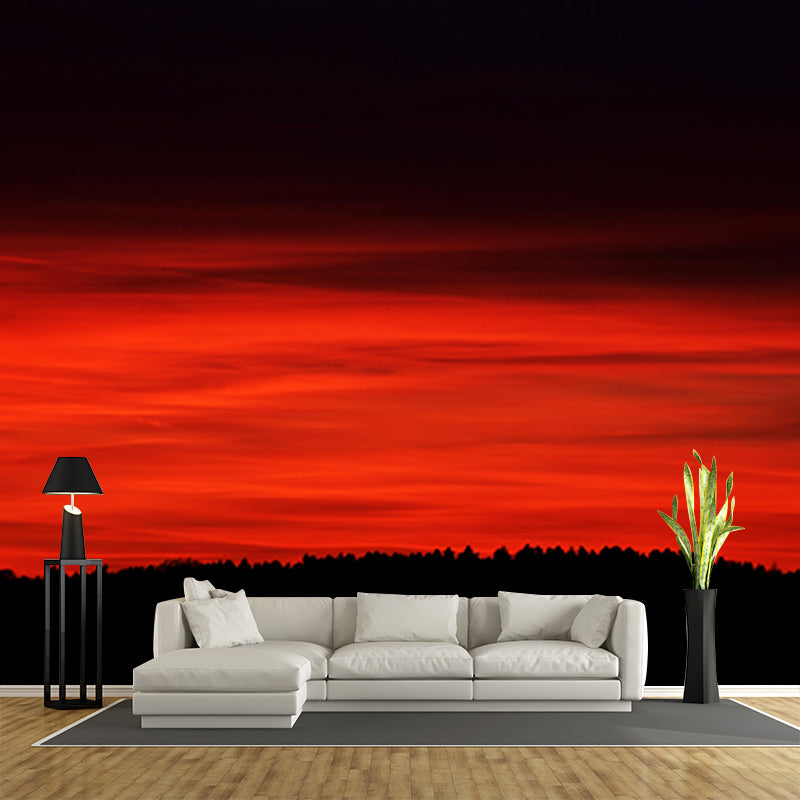 Photography Sky Landscape Mural Mildew Resistant Wall Decor for Bedroom