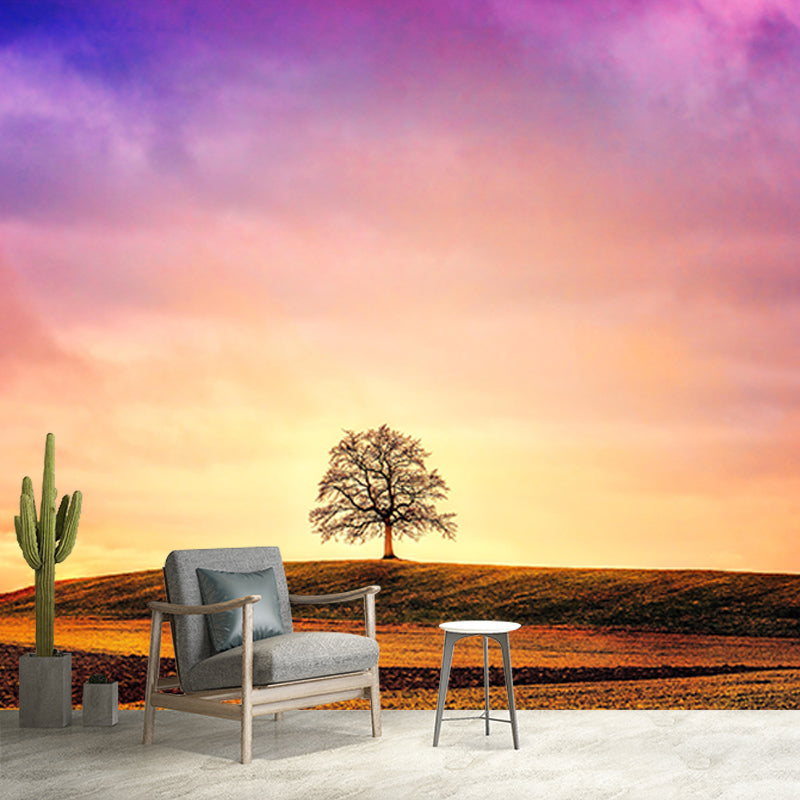 Contemporary Sky Scenery Mural Eco-friendly Home Decor for Dining Room