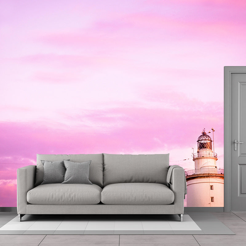 Photography Sky Landscape Mural Mildew Resistant Wall Decor for House Interior