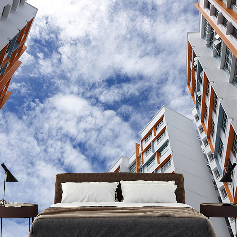 City Construction Mural Wallpaper Environmental Modern Wall Decor Decoration