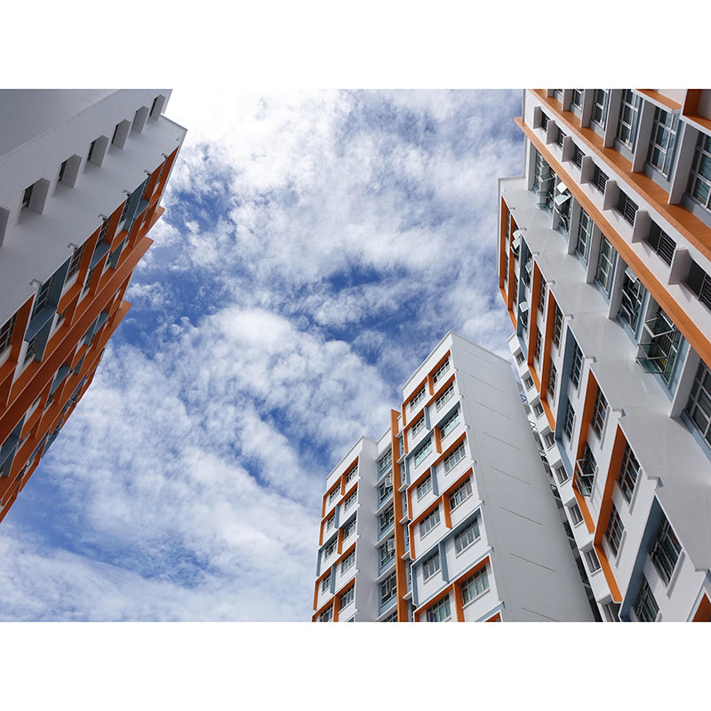 City Construction Mural Wallpaper Environmental Modern Wall Decor Decoration