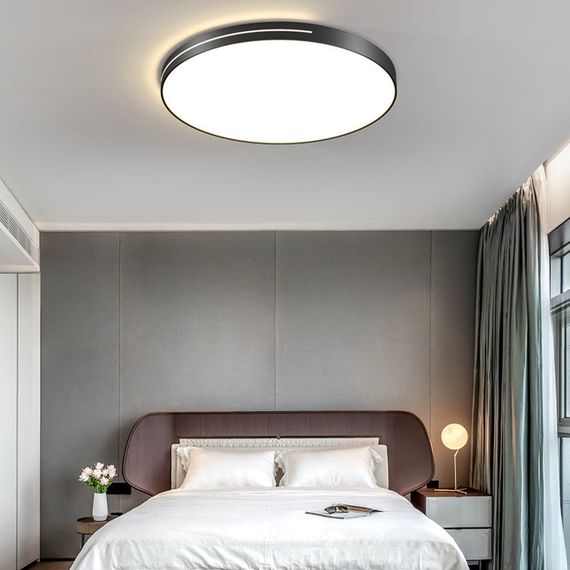 Modern Geometric LED Flush Mount Lamp Acrylic Ceiling Mount Light Fixture for Bedroom