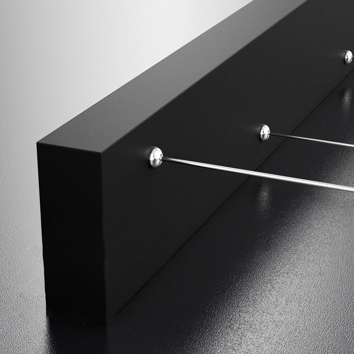 Zeitgenössische Anhängerlichter für Kücheninsel Linearinselbeleuchtung Metall