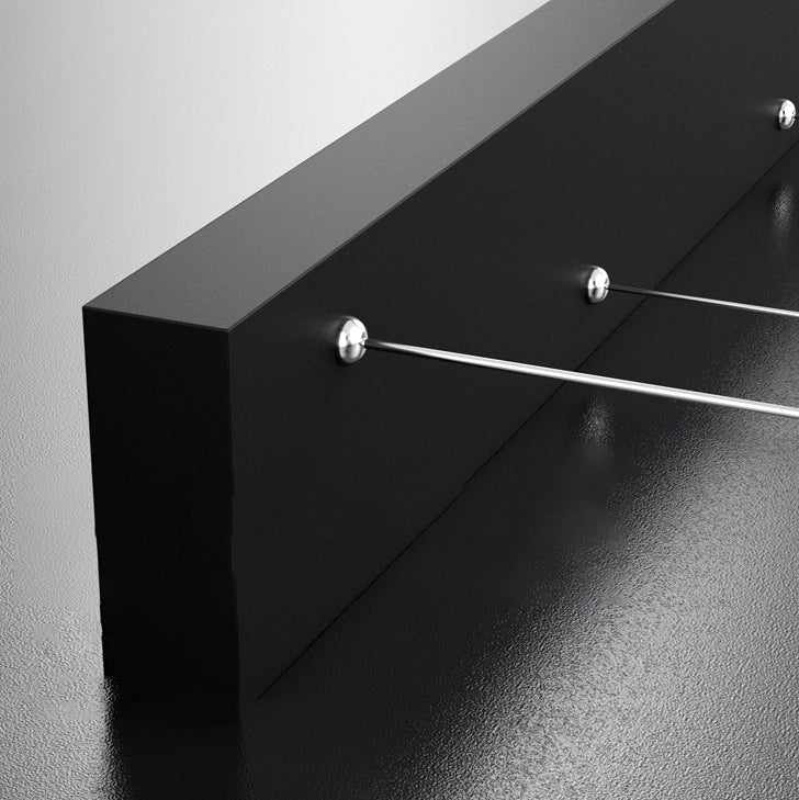 Zeitgenössische lineare Kronleuchterbeleuchtung Metall Island Deckenleuchte für Küche