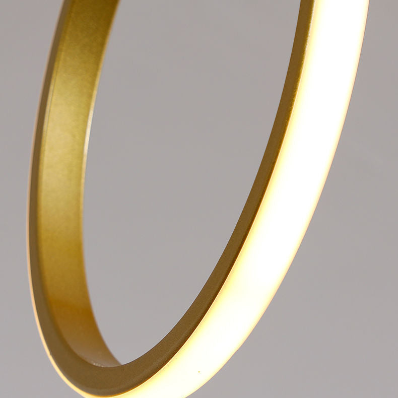 Geometric Island Lighting Modern Metal 3 Light Island Pendant Lights for Kitchen