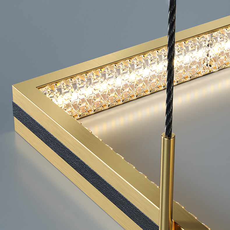 Contemporary Pendant Lights Linear Hanging Ceiling Lights for Dining Room